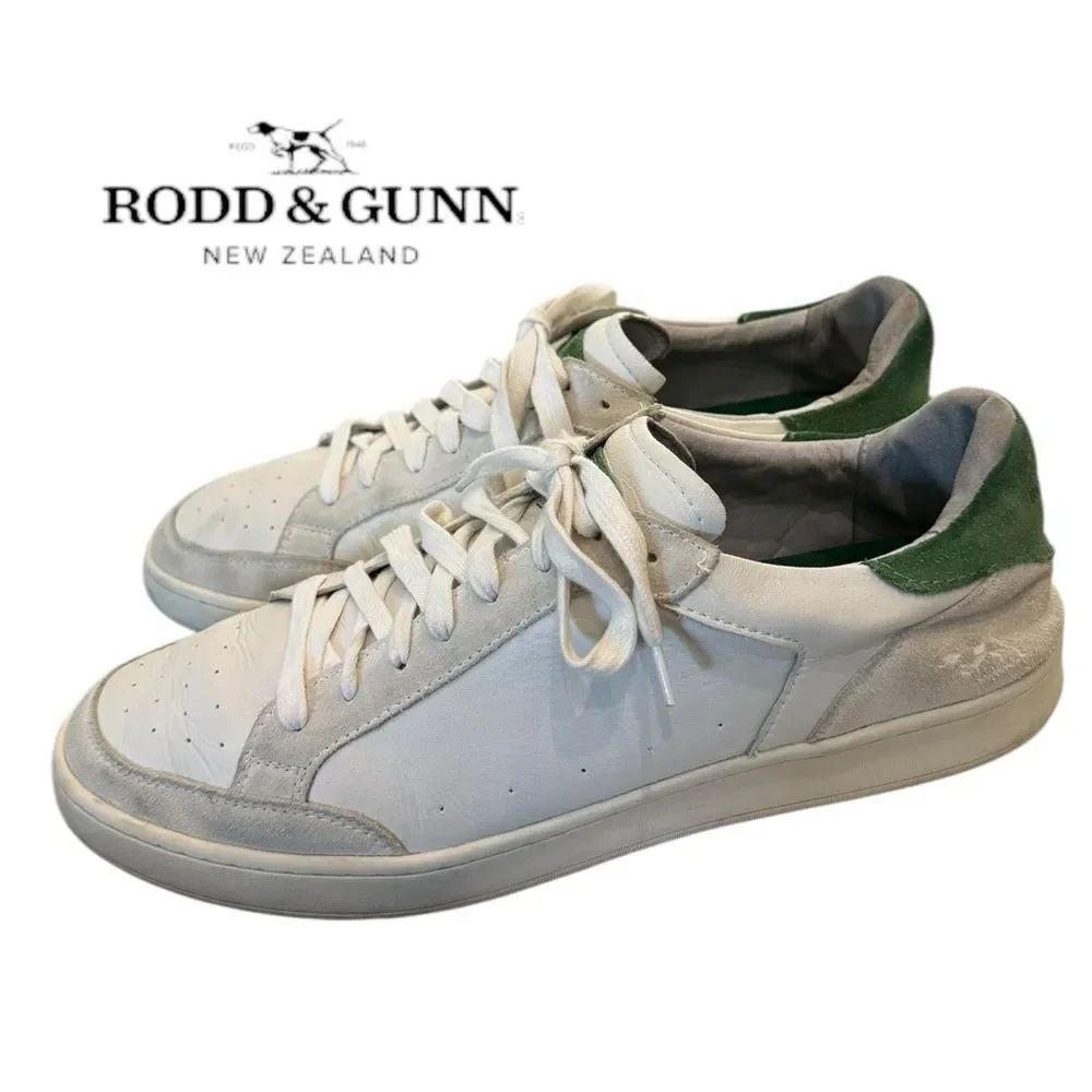 Rodd & Gunn Sussex Street Chalk Emerald 43 Men's Tennis Shoes Sneakers 45 12